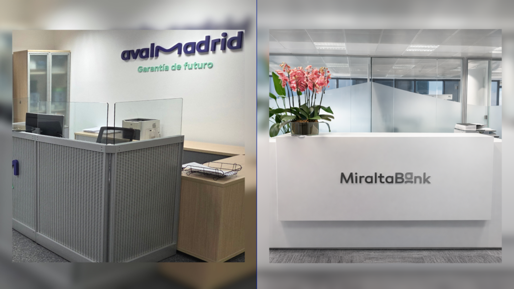 Oficinas de Avalmadrid y Miraltabank